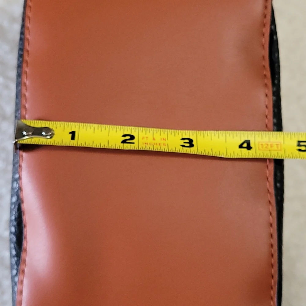 NEW Shoulder Bag Jones New York Signature Color Block Pebbled Faux Leather 2Tone